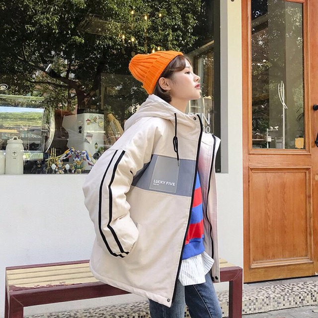 Áo Khoác Gió Form Rộng Nữ Cá Tính AK50