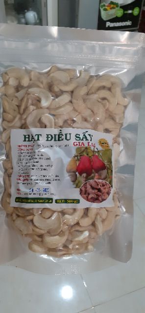 Hạt điều đã sấy chín giòn nguyên chất không muối hạt vỡ đã bóc lụa 1kg