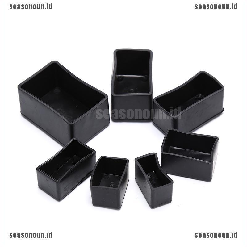 Set 8 nút bọc chân ghế bằng silicon hình chữ nhật