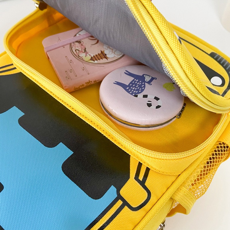 Balo cho bé trai bé gái, balo đi học mẫu giáo mầm non hình ô tô xinh xắn chất liệu cao cấp siêu nhẹ E1054