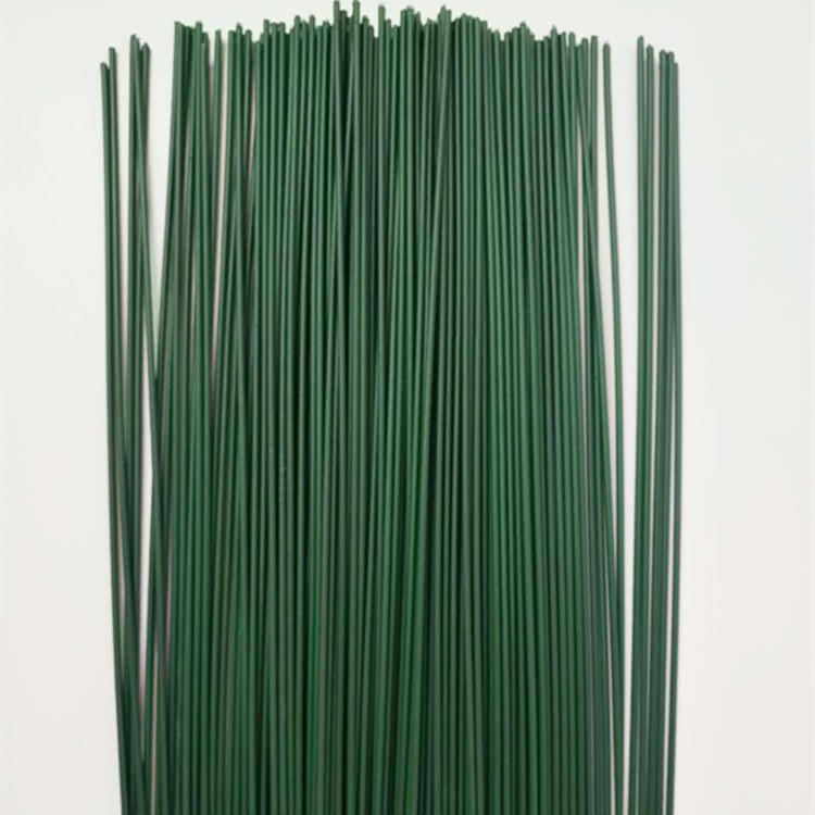 Bộ 10 Cành Hoa Hồng Nhân Tạo Bằng Nhựa Màu Xanh Lá Dài 40cm
