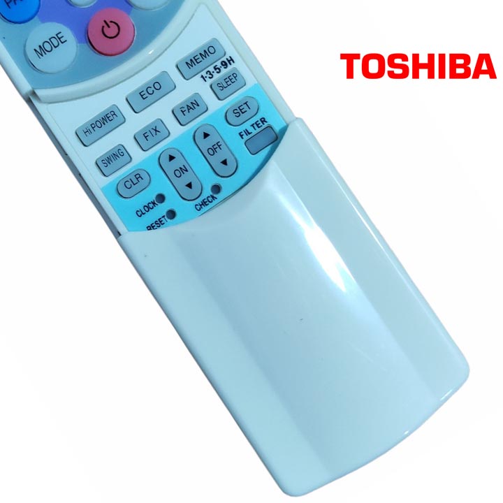 điều khiển điều hoà toshiba remote máy lạnh toshiba inverter (tặng cặp pin)