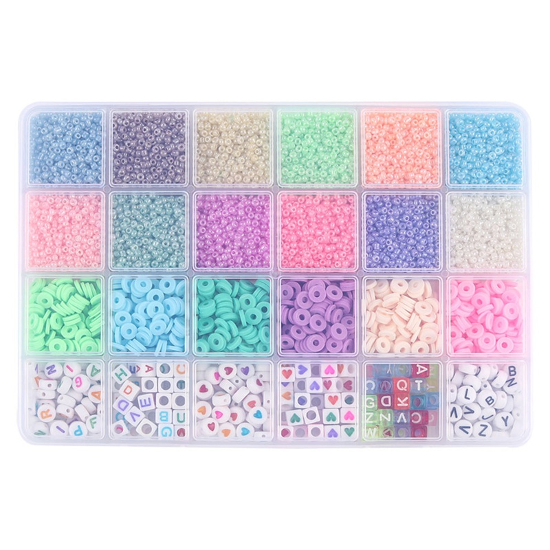 Sa Hộp Nhựa Mềm Đựng Hạt Làm Trang Sức Sáng Tạo