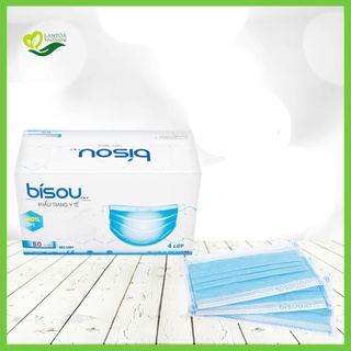 Khẩu trang y tế 4 lớp bisou