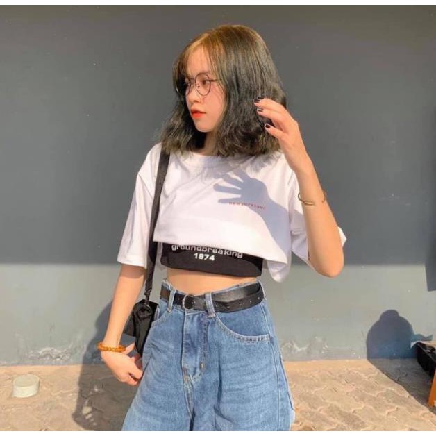 [XẢ KHO Set Áo Croptop Newyourk (Shop Ban Áo Croptop Đep)