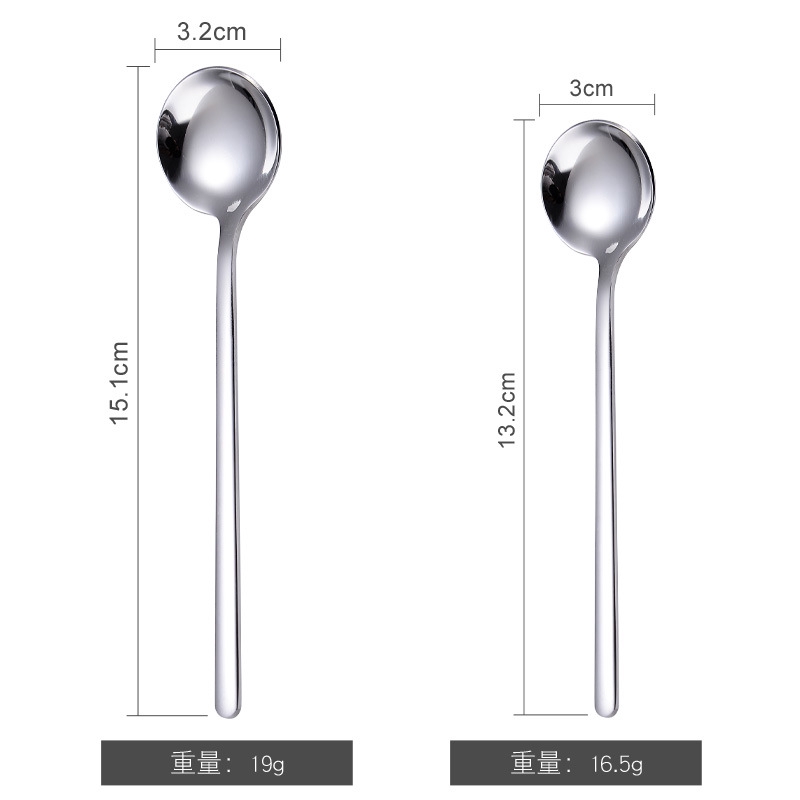 Muỗng Cà Phê Inox 304 13/15/17cm Chất Lượng Cao
