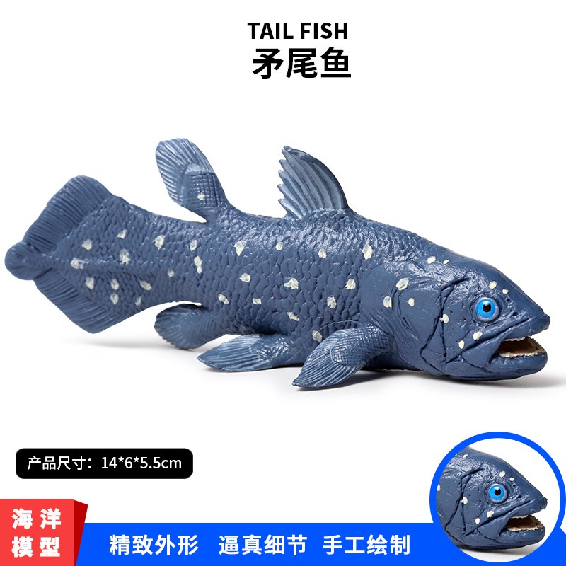Mô hình cá bass miệng rộng/cá chép vàng/cá giọt nước/cá ăn thịt piranha/ cá hồi/ếch cạn/cá chình đồ chơi độc đáo