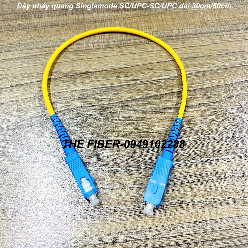 Dây nhảy quang đơn mốt SC/UPC-SC/UPC dài 30cm/50cm