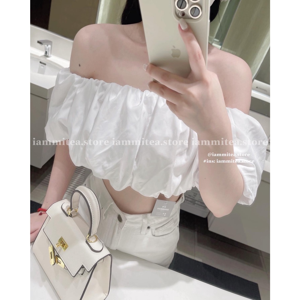 Lily Top - Áo trễ vai tiểu thư siêu xinh