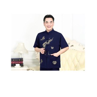 Áo cổ tàu nam trung niên hàng đẹp