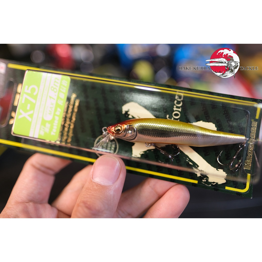 MỒI GIẢ CÂU CÁ CHÍNH HÃNG Megabass X-NANAHAN X-75 Length: 75mm Weight: 7g Type: Slow Floating Range: 1.8m