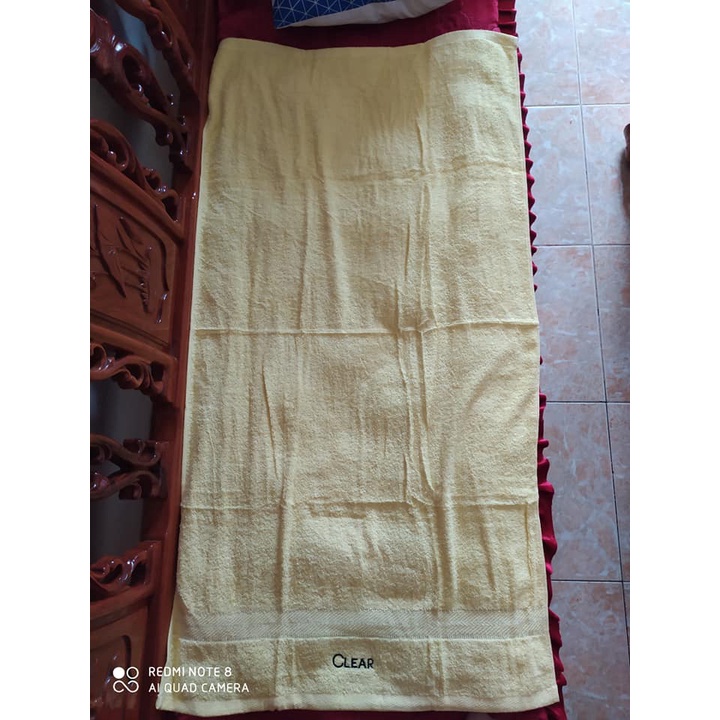 Khăn tắm Clear kích thước 60cm x 120cm, cotton 100%