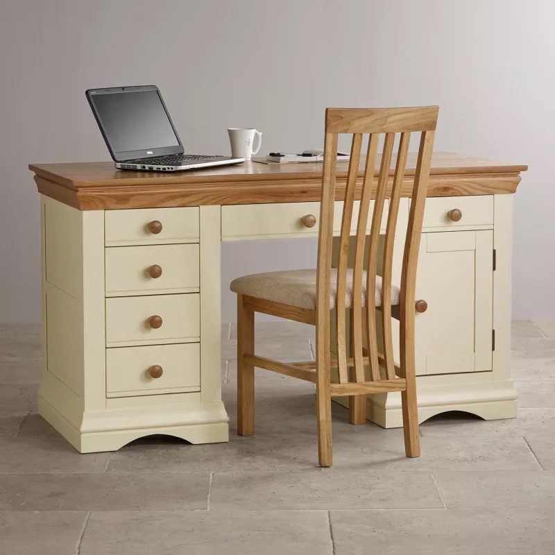 Bàn làm việc Country Cottage gỗ sồi IBIE