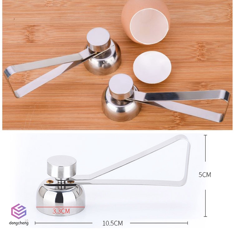 Dụng cụ cắt vỏ trứng bằng thép không gỉ nhỏ gọn tiện dụng