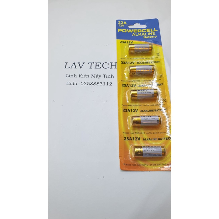 Pin Cửa Cuốn , Pin Điều Khiển  A23 12V Alkaline Battery