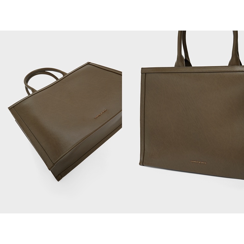 Ck2-30671296- 1 CHARLES & KEITH Túi Xách Đeo Vai / Cầm Tay Thời Trang