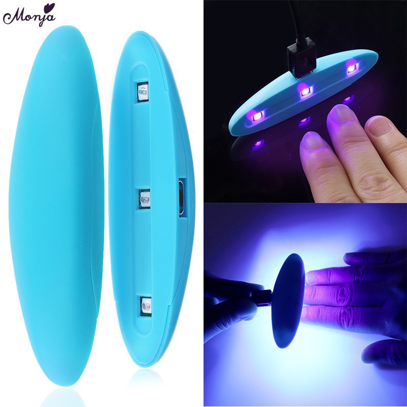 Đèn LED UV sấy khô sơn móng tay đa năng tiện dụng cổng cắm USB 3w Monja