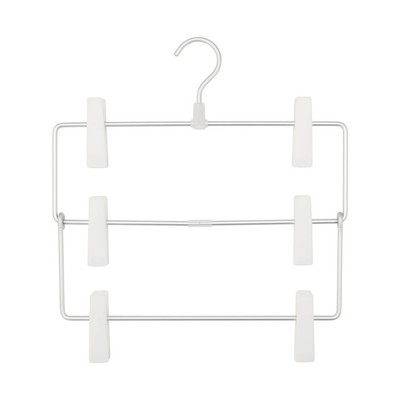 MUJI Móc Treo Quần Áo Nhôm 3 Tầng