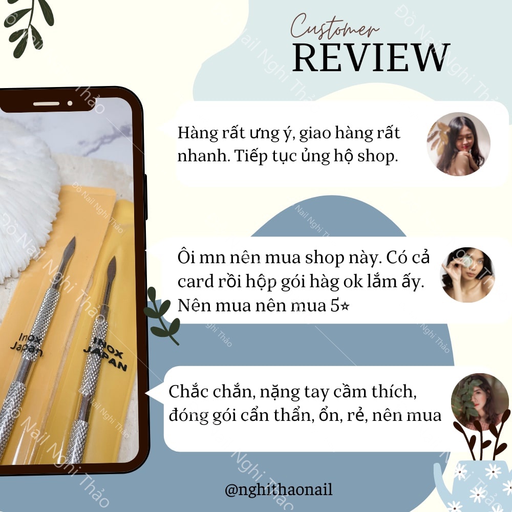 Que đẩy da chết , cây sủi da đẩy móng LADURA