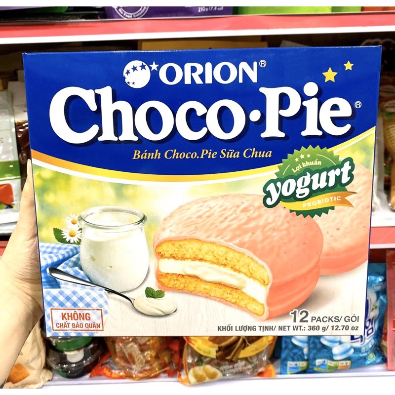 BÁNH ORION CHOCOPIE ĐỦ VỊ HỘP 12C