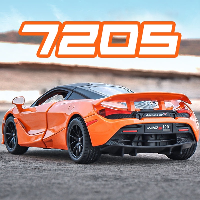 Mô Hình Xe Hơi Mclaren 720S Tỉ Lệ 1: 24 Bằng Hợp Kim Có Đèn Và Nhạc