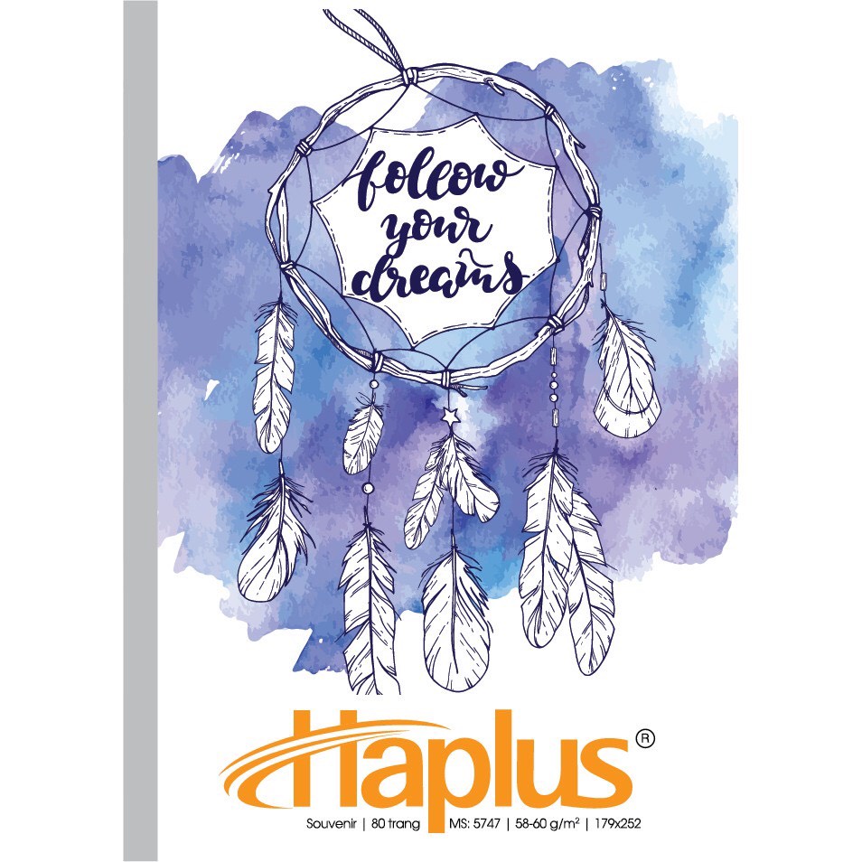 Vở kẻ ngang HAPLUS -SOUVENIR 80/120/200 trang KT  bìa cao cấp