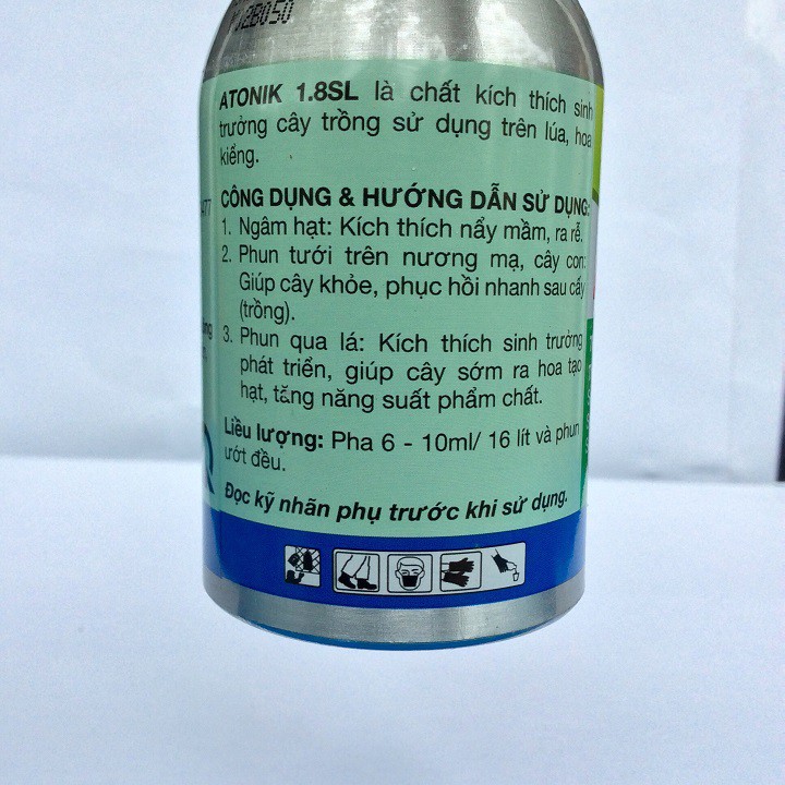 Phân bón lá kích sinh trưởng cây trồng Atonik 1.8 SL hũ 100ml xuất xứ Nhật Bản