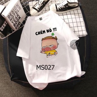 [HOT] [Free50k] Áo thun nam nữ tay lỡ form rộng hình Quỳnh aka dễ thương