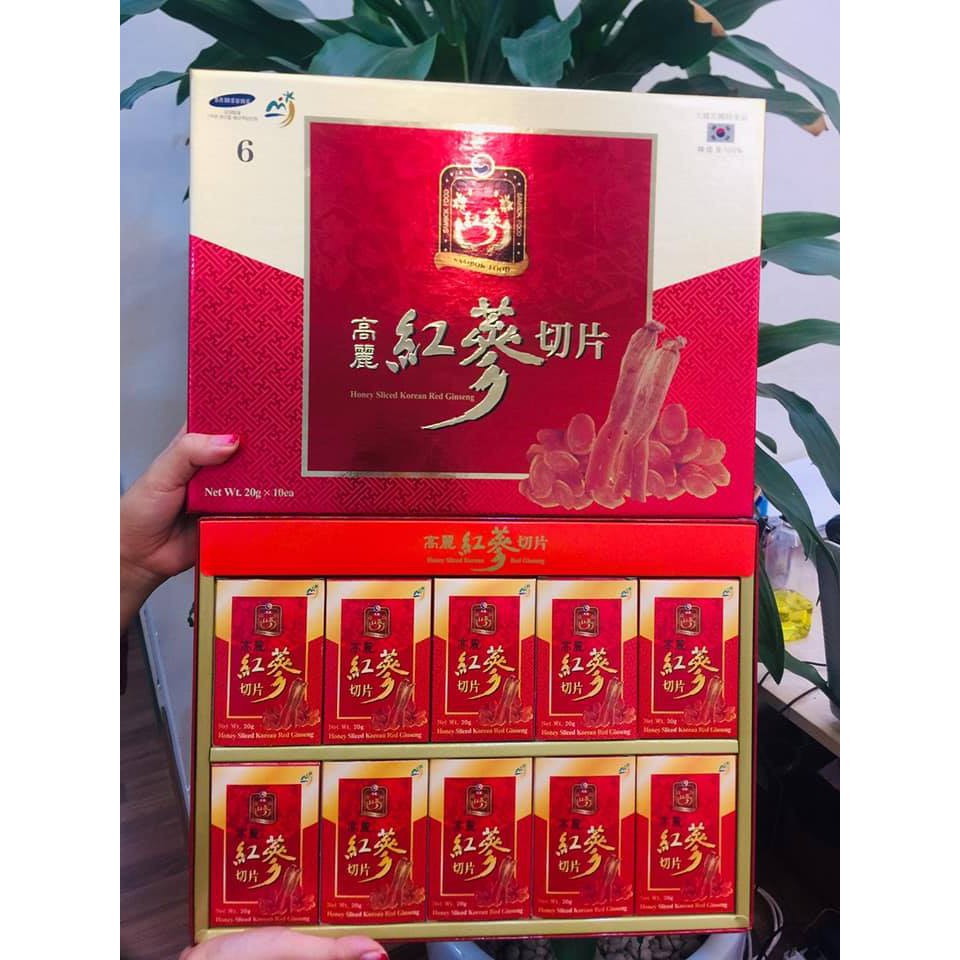 [RẺ VÔ ĐỊCH] Hồng sâm lát tẩm mật ong Hàn quốc SAMBOK, Hộp 200gr | BigBuy360 - bigbuy360.vn