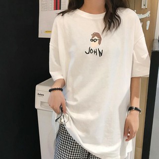 Áo thun tay lỡ Unisex John