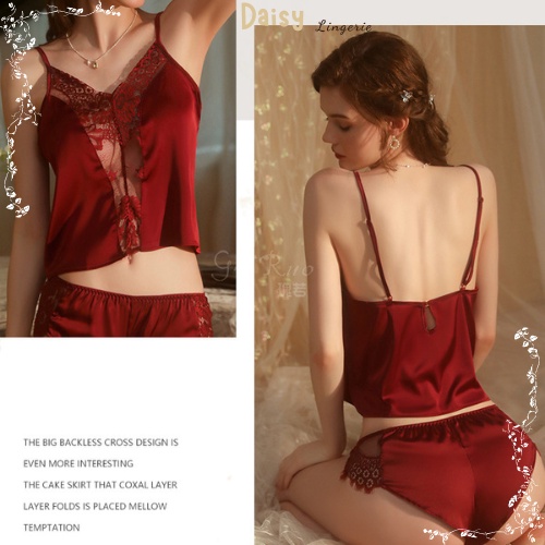 [Hỏa Tốc, Bảo Mật] Đồ Bộ Ngủ Sexy Gợi Cảm Váy Ngủ Lụa 2 Dây Phối Ren Quyến Rũ Cao Cấp - Mã VN030