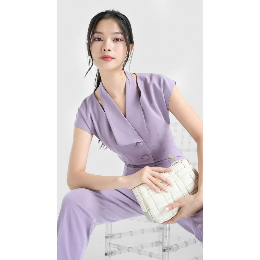 Set quần baggy kèm áo croptop vest Vella Fashion VB22124