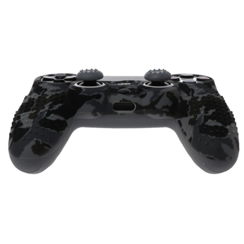 Vỏ Bọc Bằng Silicone Họa Tiết Rằn Ri Cho Tay Cầm Điều Khiển Chơi Game Playstation Ps4