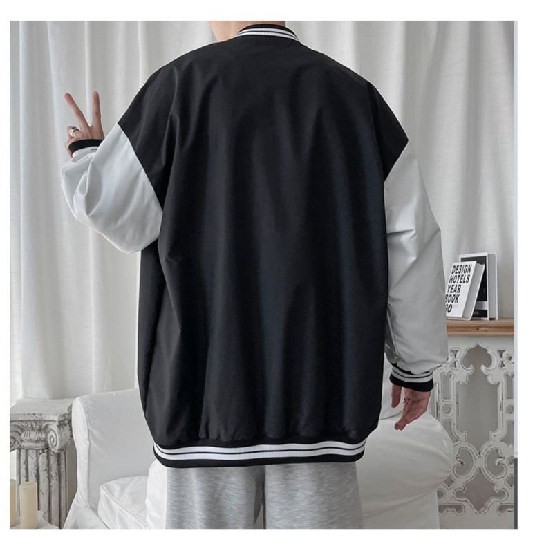 Áo Khoác Bomber ASSUP - phong cách nam nữ chất nỉ bông cotton (VBB)