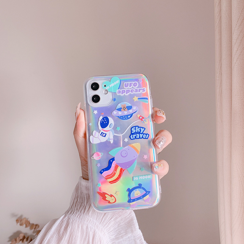 Ốp Điện Thoại Hình Phi Hành Gia Cho Iphone 11 Case X / Xs Apple 12pro Xsmax Xr 8plus