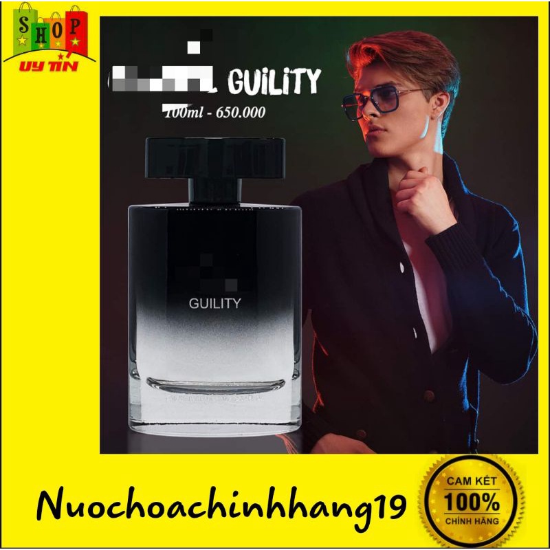 [CHÍNH HÃNG] NƯỚC HOA NAM GUILITY  ( 100Ml) - SANG TRỌNG VÀ ĐẲNG CẤP