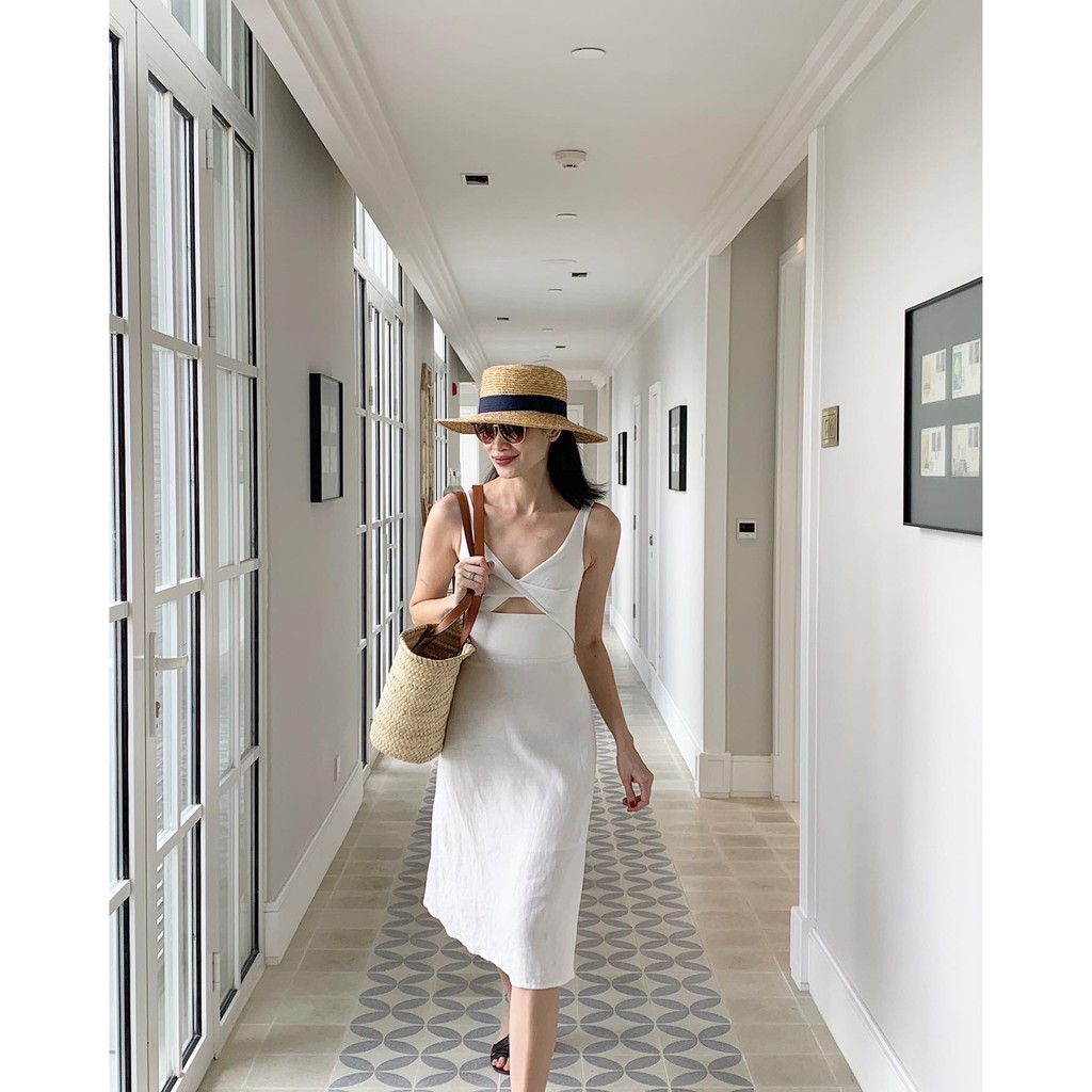 Váy linen nhiều màu audrey dress lalalune