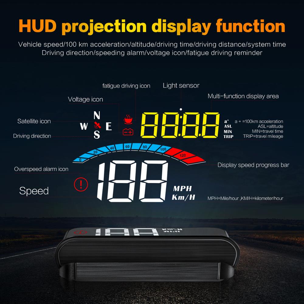 Màn Hình Hiển Thị Tốc Độ Hud2 hud 2020 m16 gps kmh / kpm