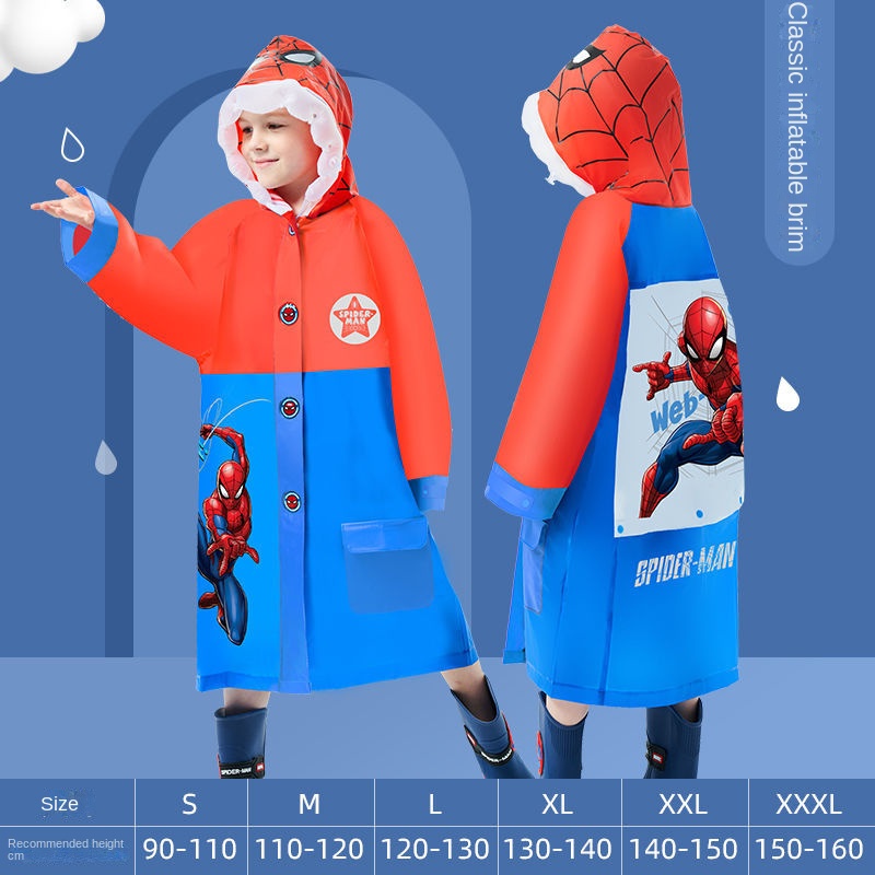 ♛Áo Mưa Đi Học Thiết Kế Dễ Thương Cho Bé