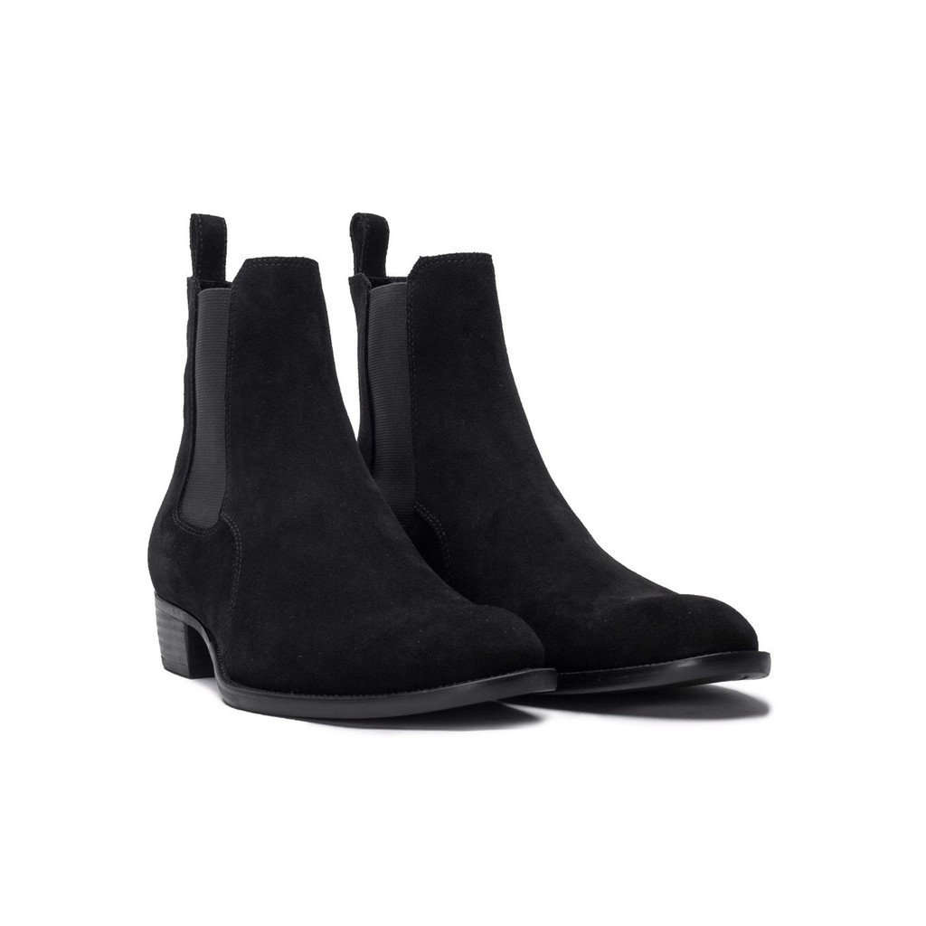 giày boot nam đế cao cổ thấp - chealse boot nam da lộn cổ cao - giày boot nam da lộn cổ cao đế cao su hỗ trợ tăng cao | BigBuy360 - bigbuy360.vn