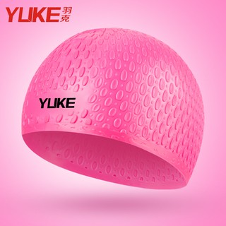 Mũ bơi nữ silicone Yuke