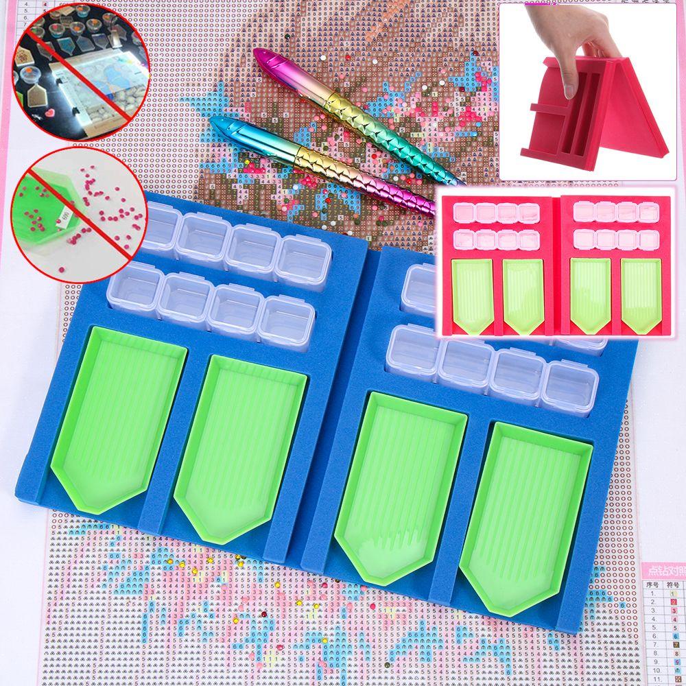 JUNE Khay Giá Đỡ Đựng Dụng Cụ Vẽ Tranh DIY Có Thể Gấp Gọn Tiện Lợi
