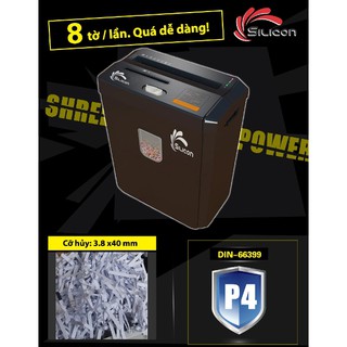 Máy hủy tài liệu Silicon PS-800C