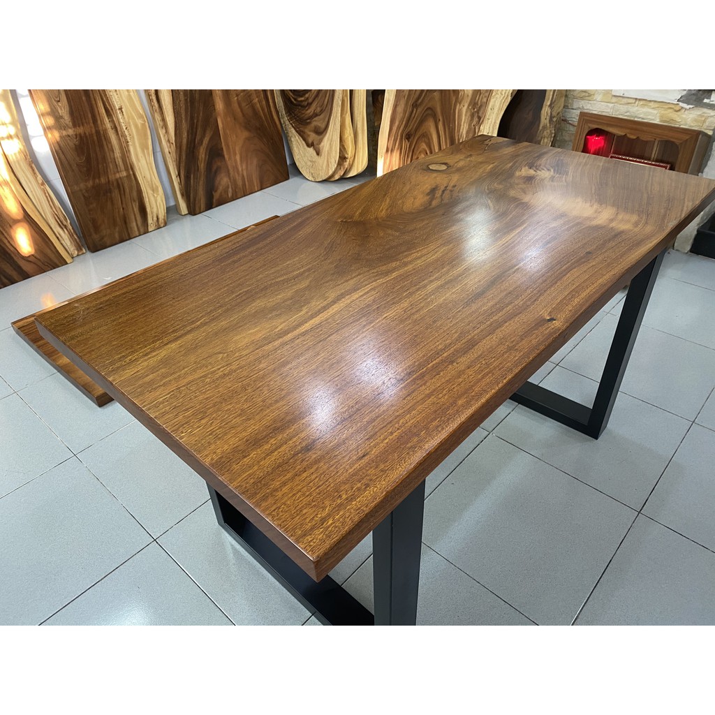 Bàn ăn bàn học gỗ Lim nguyên khối