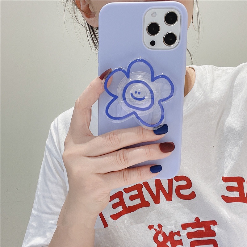 Ốp Điện Thoại In Hình Hoa Mặt Cười Cho Samsung S30 S21 S20 FE ultra S10 S9 S8 plus S7 edge Note 20 ultra 10 lite Pro 9 8 5 Mobile Ph
