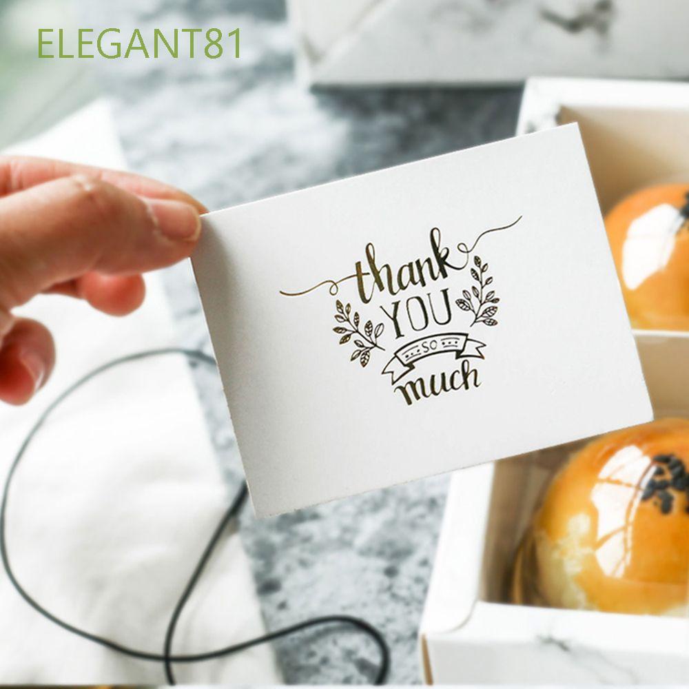 Set 100 Thiệp Chúc Mừng Sinh Nhật / Đám Cưới / Lễ Tình Nhân Mini Dập Nổi Họa Tiết Chữ Happy Diy 81