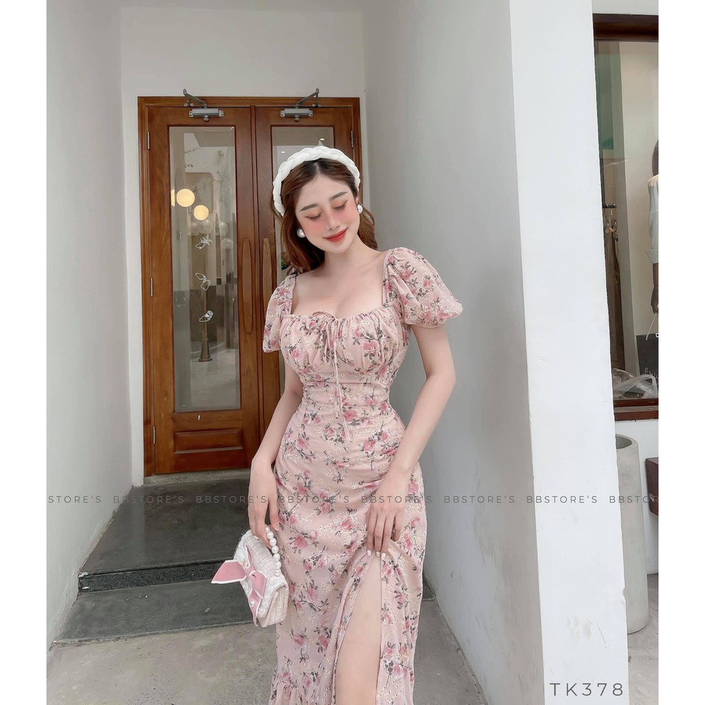 [Mã SKAMA06 giảm 8% tối đa 50K đơn 250K] [BBSTORE'S] Đầm Hoa Yunaa Dress - TK378