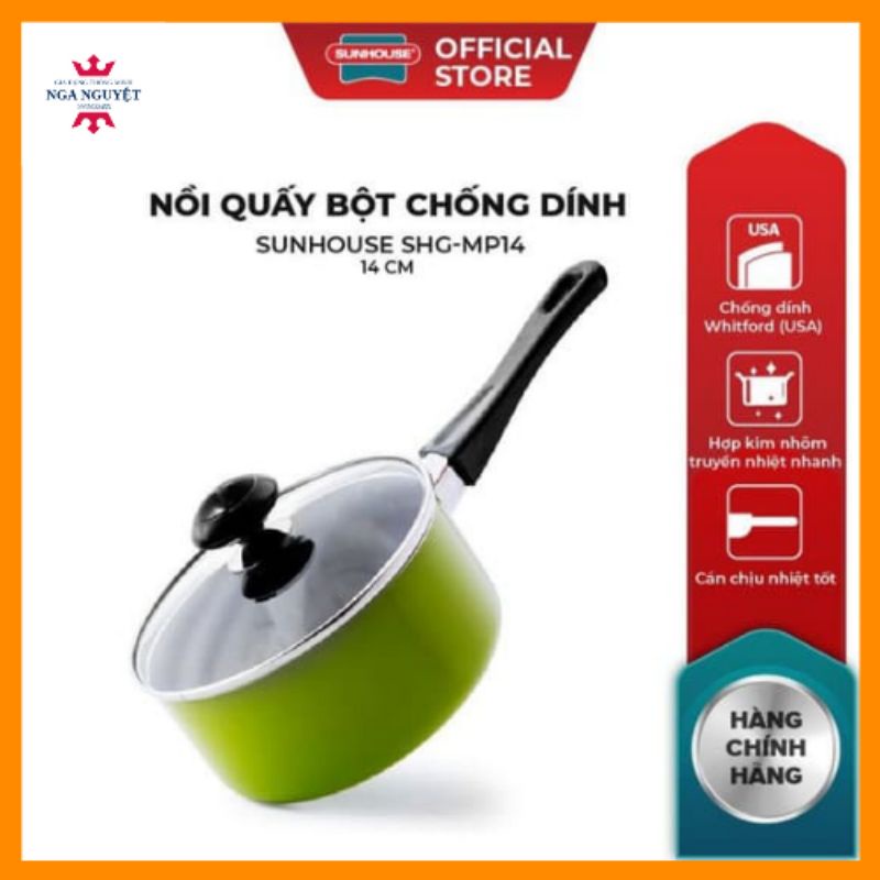 Nồi nấu bột cho bé, Sunhouse SHG-MP14 [CHÍNH HÃNG]