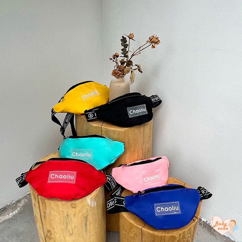 Túi Đeo Chéo Ngực In Chữ Phong Cách Hàn Quốc Cho Bé