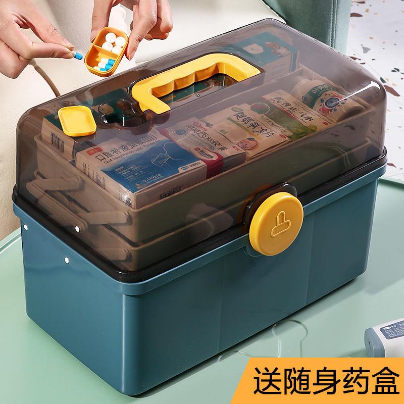 Hộp Đựng Thuốc Cỡ Lớn Nhiều Tầng Tiện Dụng Cho Gia Đình Đứng